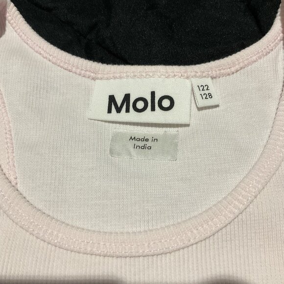 Molo Girls Cassandra Party Animals Dress Ribbed Long Sleeve 7-8 Years Old - Picture 3 of 12